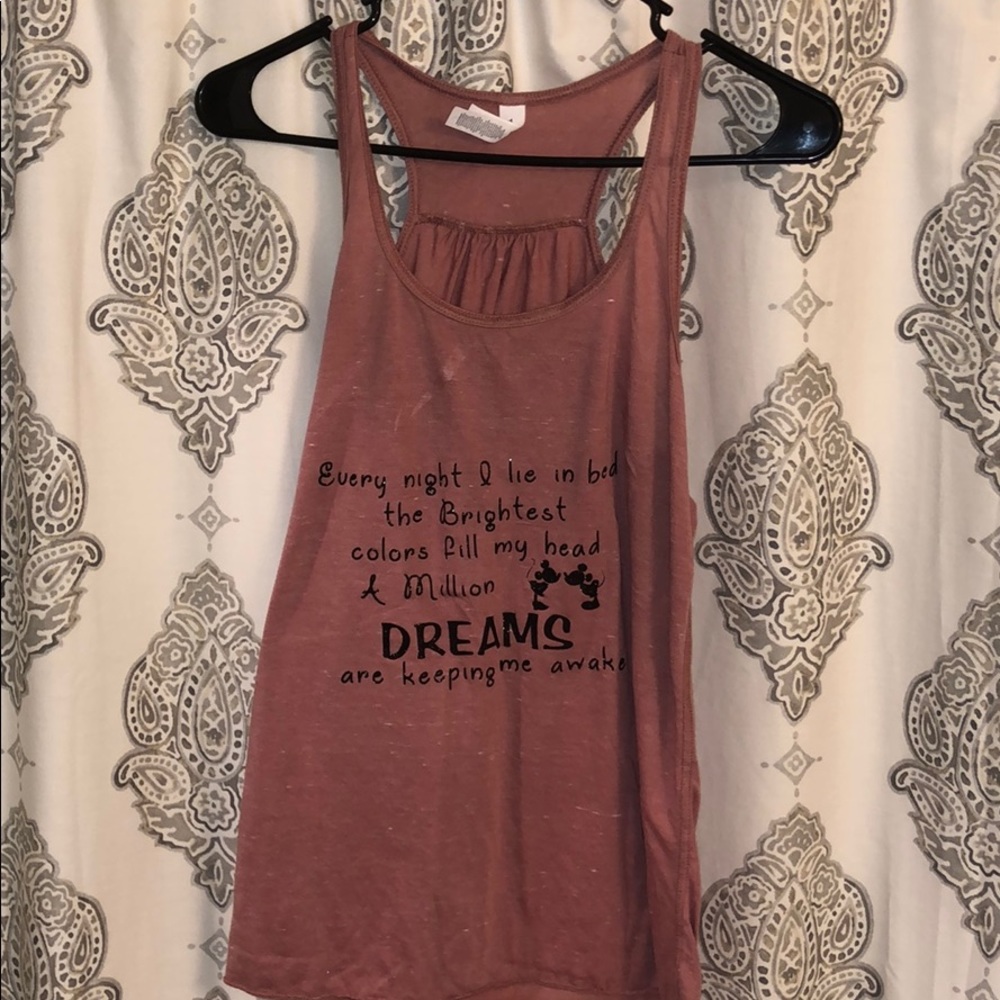 Greatest Showman Quote Tank with Disney touch